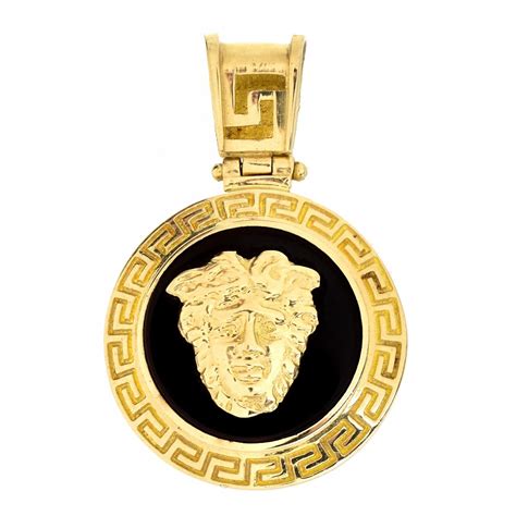 versace gold 14 karat|Versace Necklaces for Women .